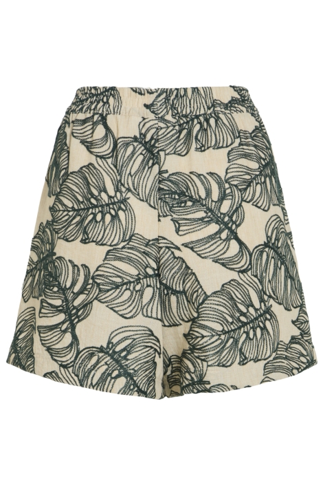 Vila beige dames korte broek | Achteraanzicht
