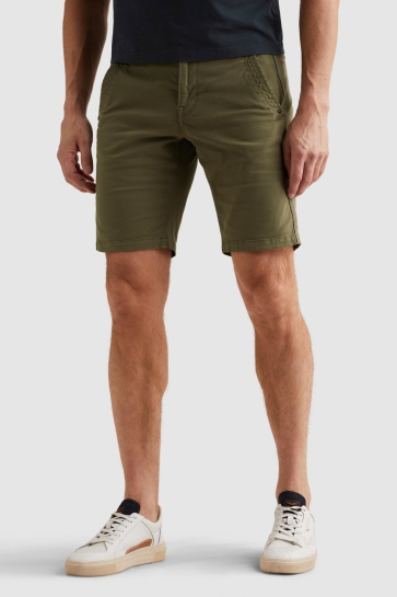 PME legend spector chino shorts fancy structu Groen