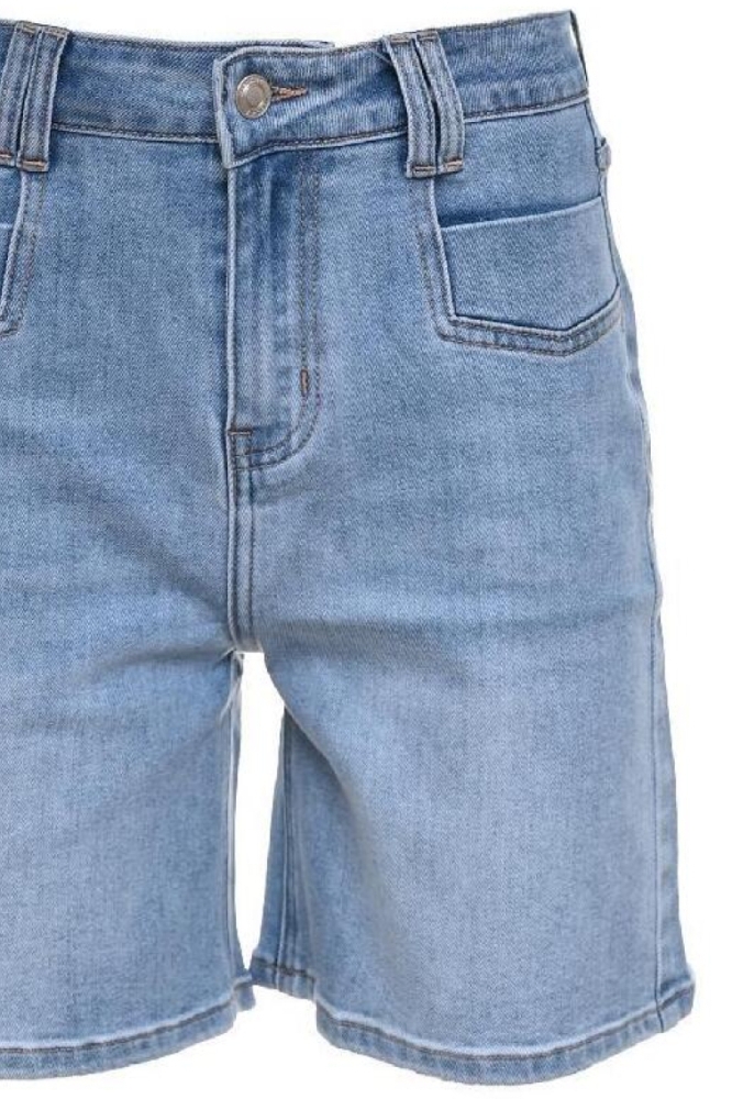 Zizo blauwe dames korte broek | Close up