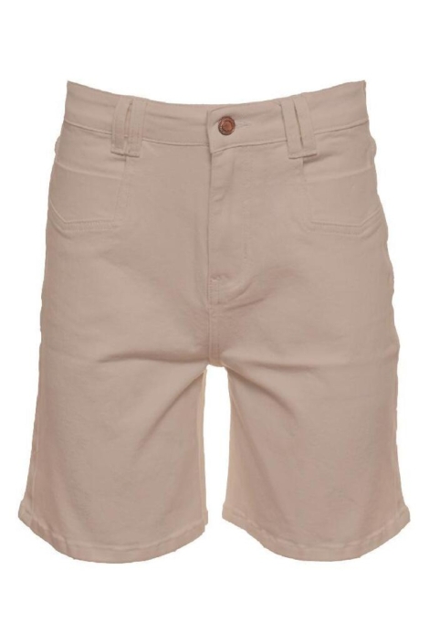 Zizo beige dames korte broek | Vooraanzicht