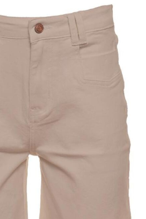 Zizo beige dames korte broek | Close up