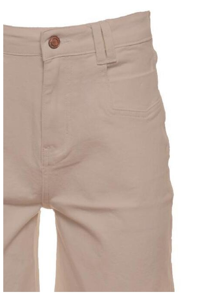 Zizo beige dames korte broek | Close up