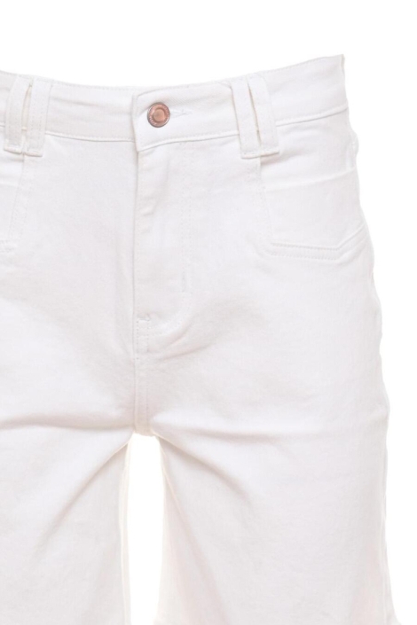 Zizo witte dames korte broek | Close up