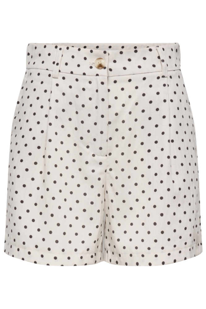 Only ecru dames korte broek | Vooraanzicht