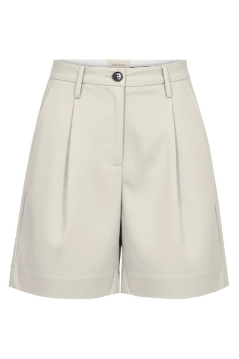 Freequent ecru dames korte broek | Vooraanzicht