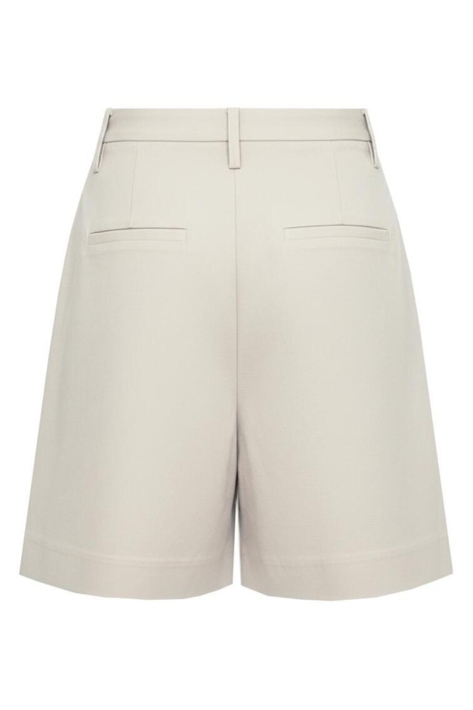 Freequent ecru dames korte broek | Achteraanzicht