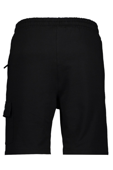 Ballin zwarte heren korte broek | Achteraanzicht