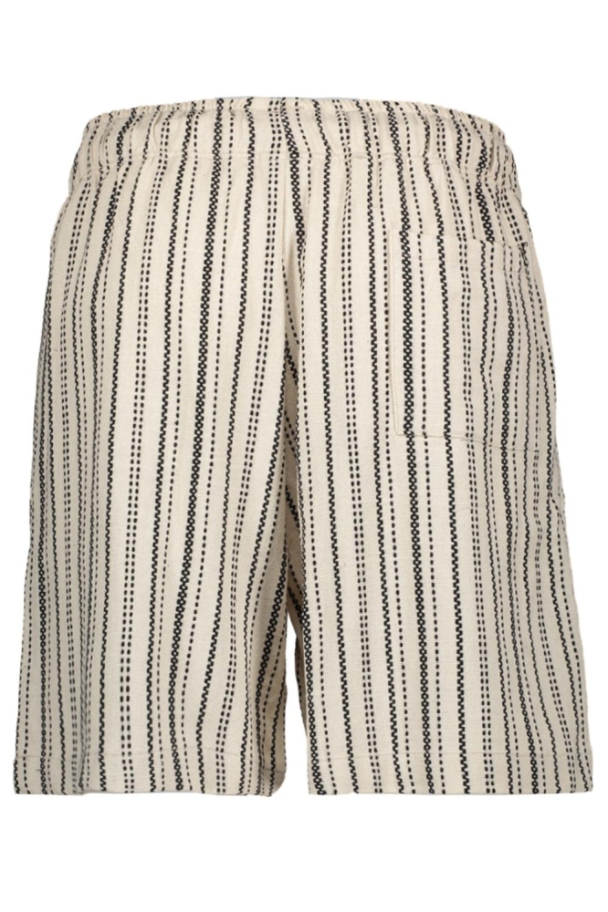 Ballin beige heren korte broek | Achteraanzicht