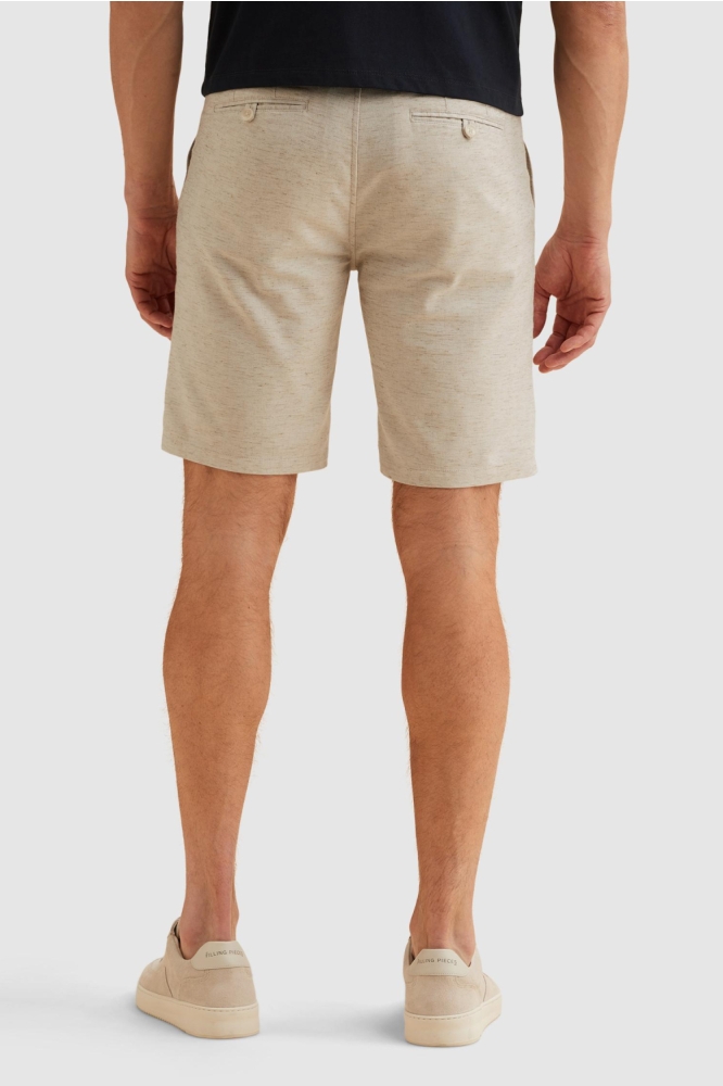 Vanguard beige heren korte broek | Model achteraanzicht