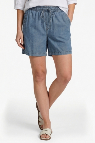 C&S The Label Broek PETRINA SHORT 26ZFBC05 902 DENIM LIGHT BLUE