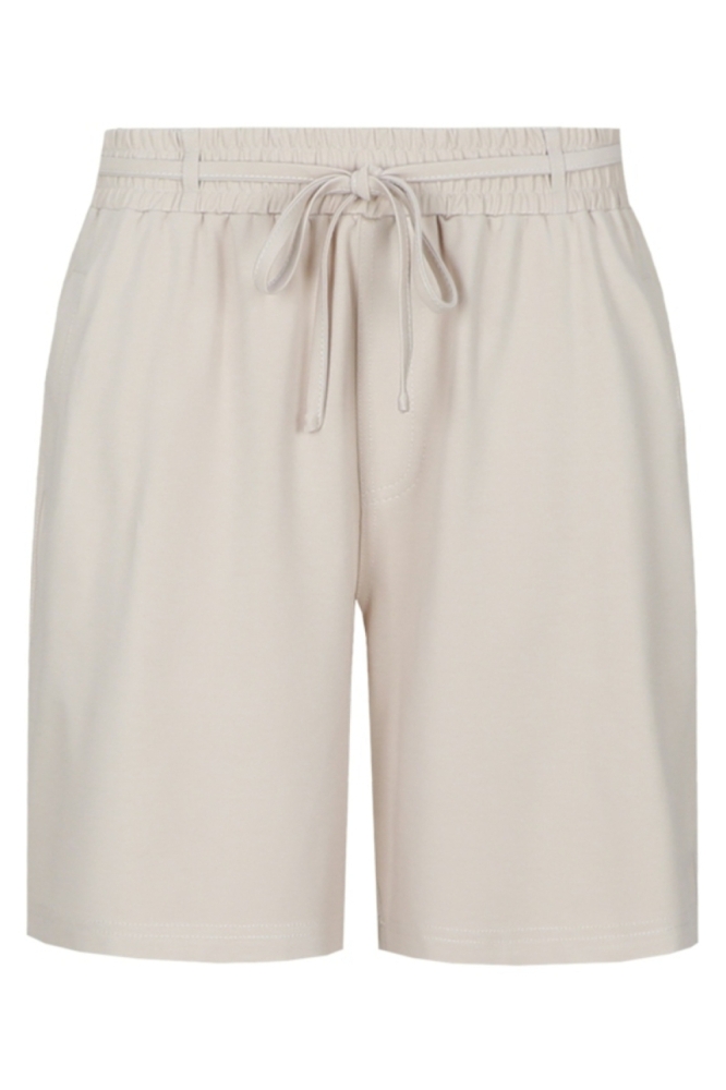 C&S The Label beige dames korte broek | Vooraanzicht