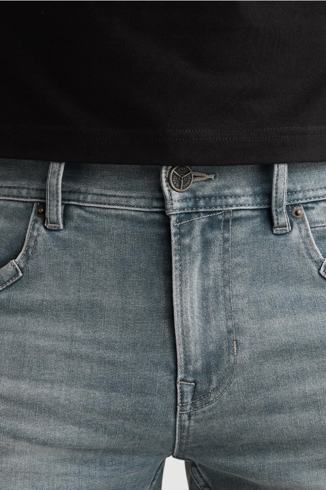 PME legend blauwe heren korte broek | Close up