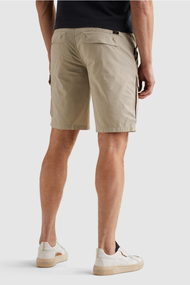 PME legend beige heren korte broek | Model achteraanzicht