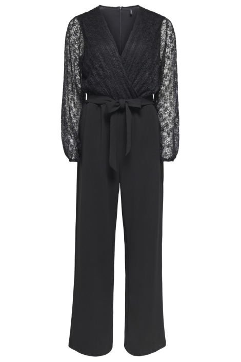 Only zwarte dames jumpsuit | Vooraanzicht