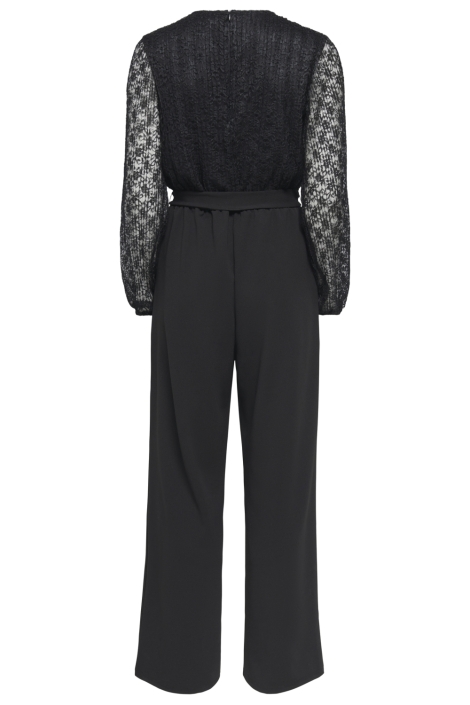 Only zwarte dames jumpsuit | Achteraanzicht