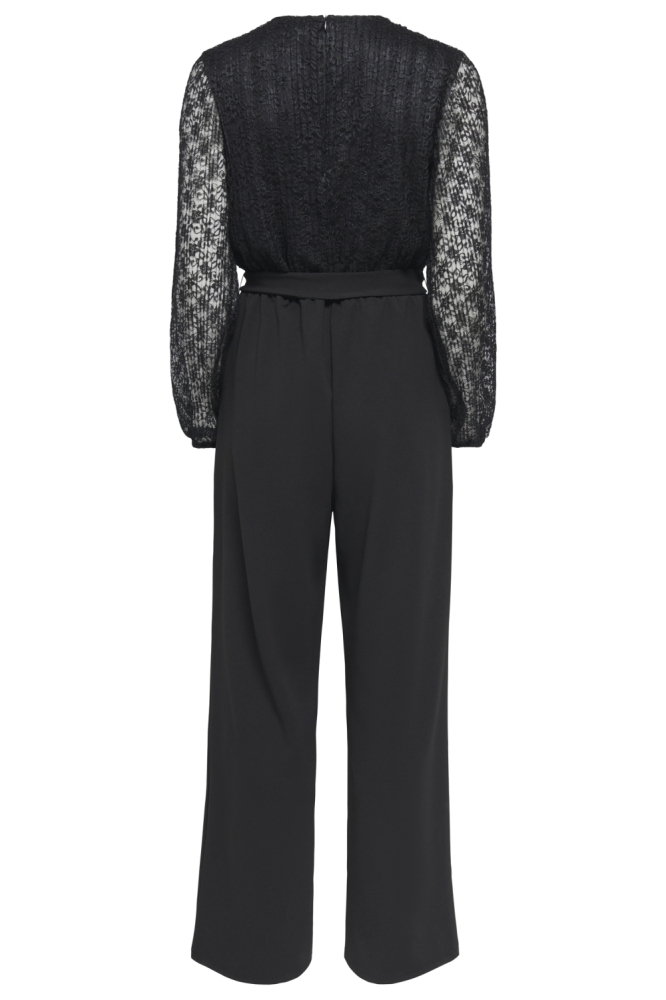 Only zwarte dames jumpsuit | Achteraanzicht