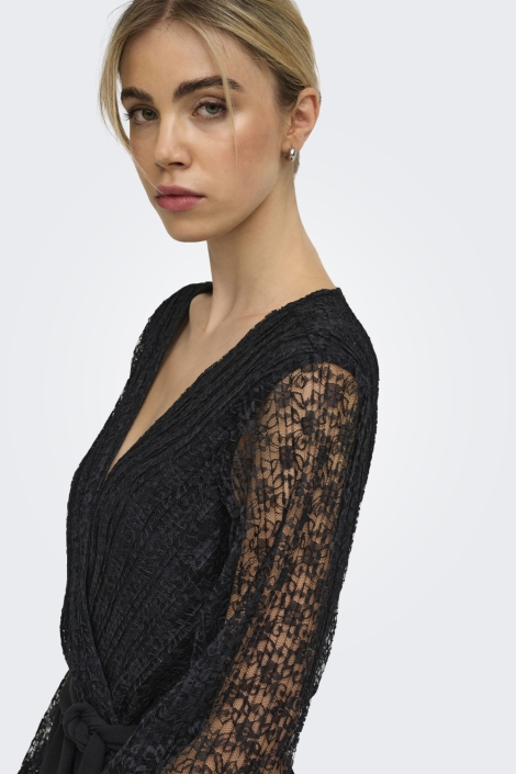 Only zwarte dames jumpsuit | Close up