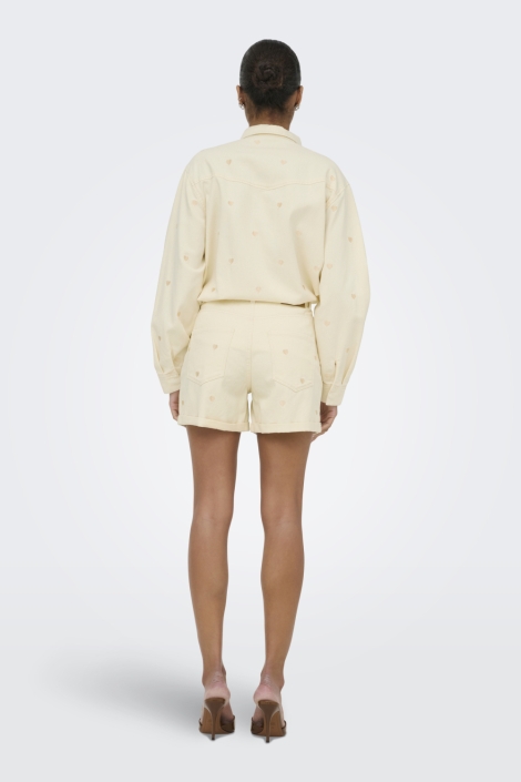Only ecru dames korte broek | Model