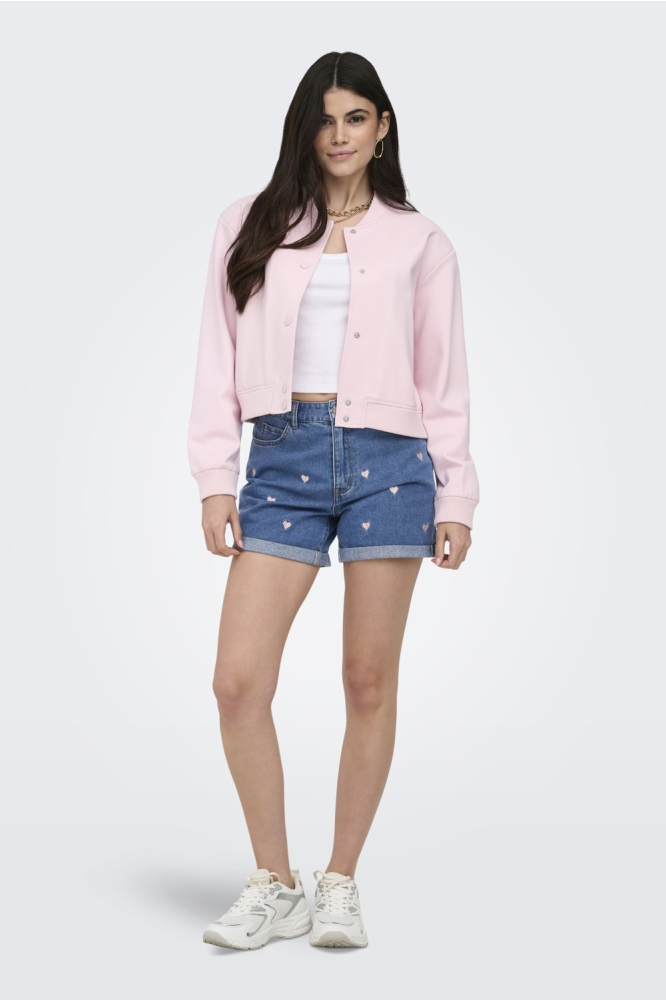 Only blauwe dames korte broek | Model