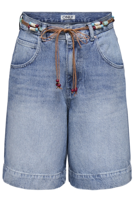 Only blauwe dames korte broek | Vooraanzicht