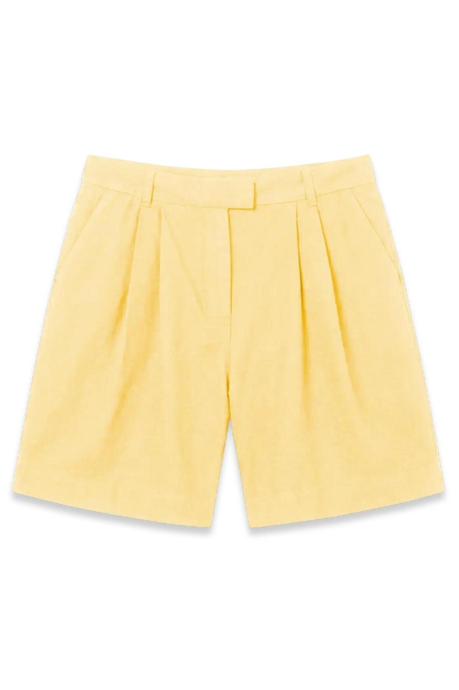 Vero Moda gele dames korte broek | Vooraanzicht