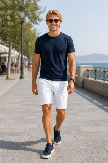 Donders Korte broek JEANS SHORT 76759 Pure White