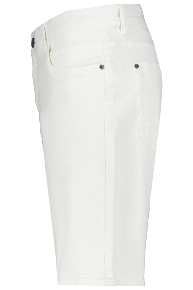 Donders witte heren korte broek | Zijaanzicht