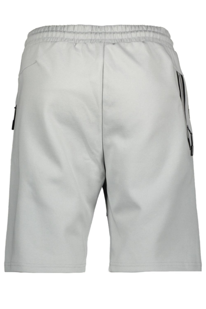 Ballin grijze heren korte broek | Achteraanzicht