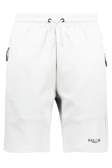 Ballin witte heren korte broek | Vooraanzicht