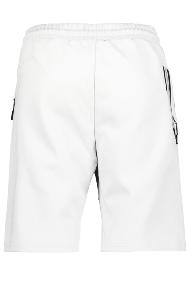 Ballin witte heren korte broek | Achteraanzicht