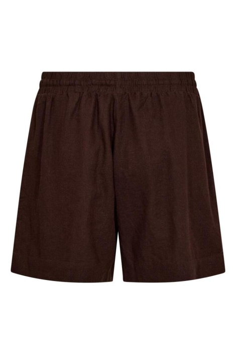 Freequent bruine dames korte broek | Achteraanzicht