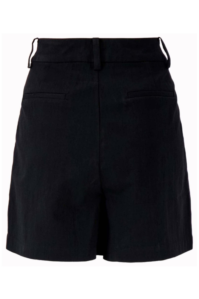 Zusss zwarte dames korte broek | Achteraanzicht
