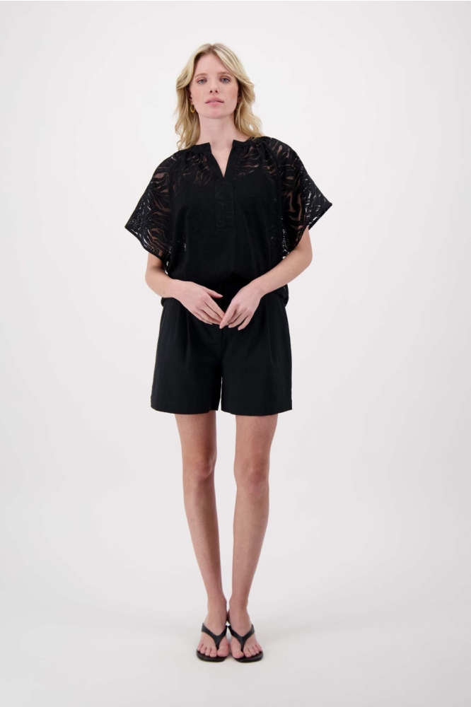 Zusss zwarte dames korte broek | Model