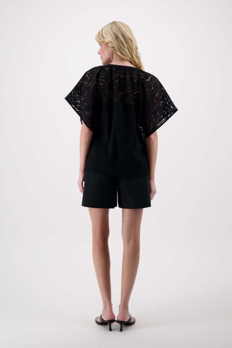 Zusss zwarte dames korte broek | Model