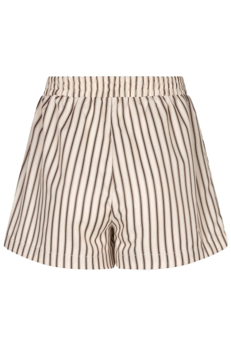 Ydence beige dames korte broek | Achteraanzicht