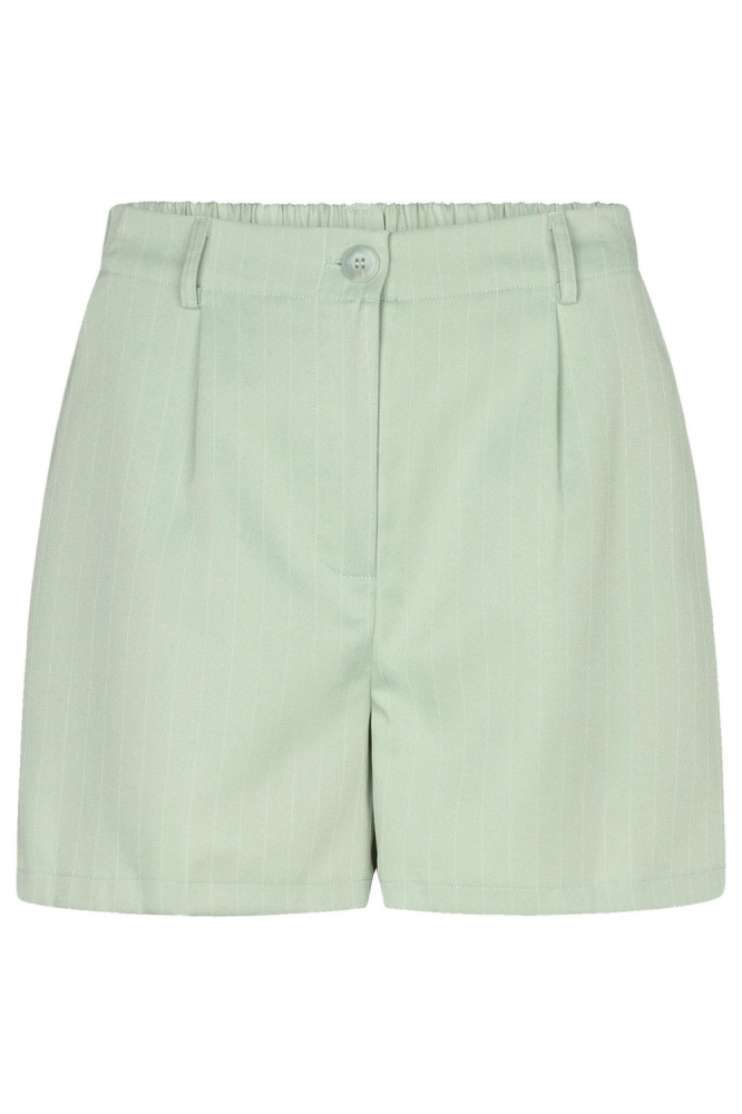 Ydence groene dames korte broek | Vooraanzicht