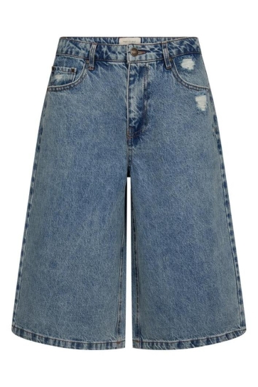 Freequent Broek FQKALIA BERMUDA 208363 MEDIUM BLUE DENIM