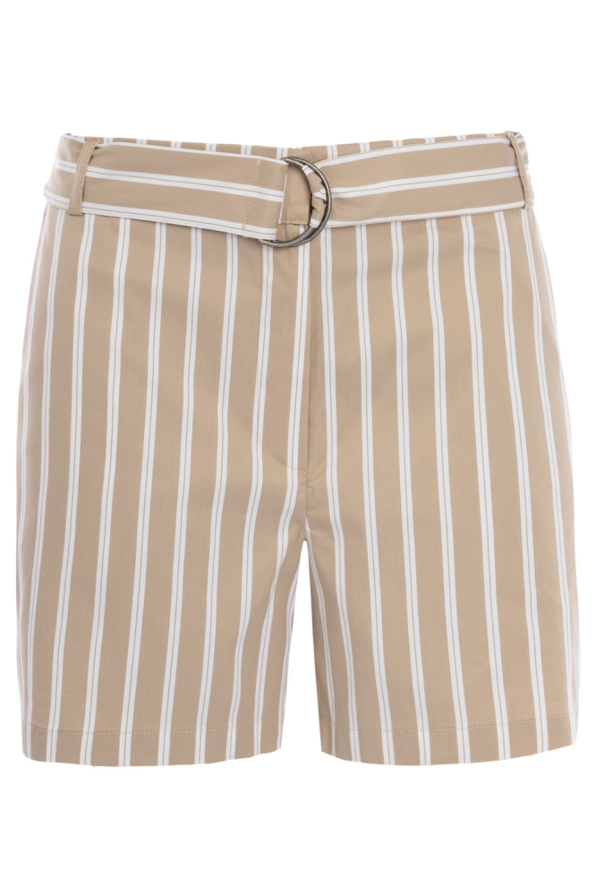 TQ Amsterdam beige dames korte broek | Vooraanzicht
