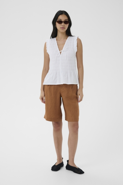 Part Two cognac dames korte broek | Model