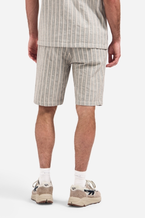 NO-EXCESS zand heren korte broek | Model achteraanzicht