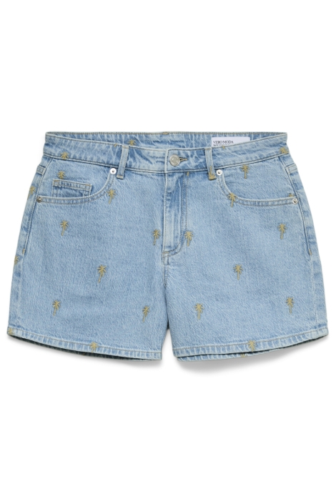 Vero Moda blauwe dames korte broek | Vooraanzicht