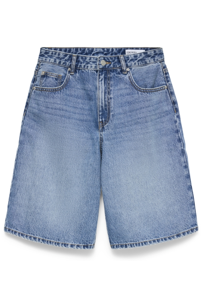 Vero Moda blauwe dames korte broek | Vooraanzicht