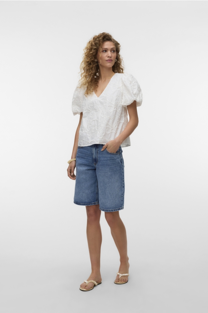 Vero Moda blauwe dames korte broek | Model