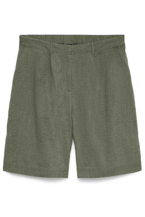 Vero Moda groene dames korte broek | Vooraanzicht