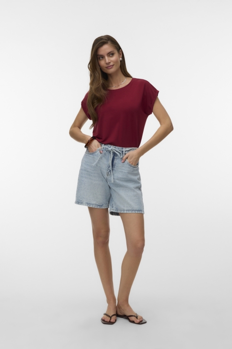 Vero Moda blauwe dames korte broek | Model