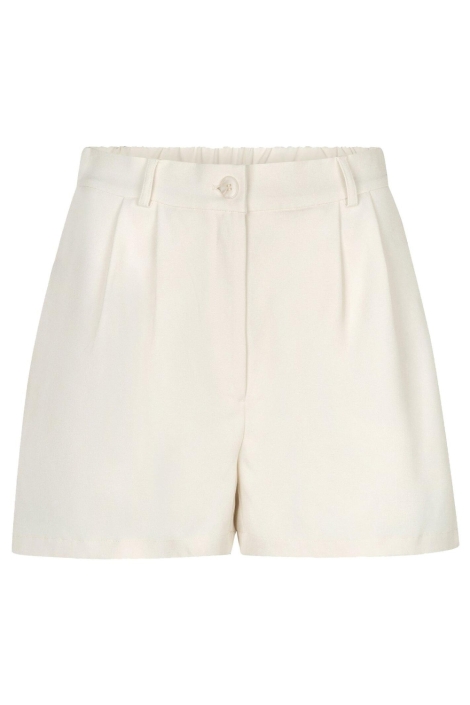 Ydence ecru dames korte broek | Vooraanzicht