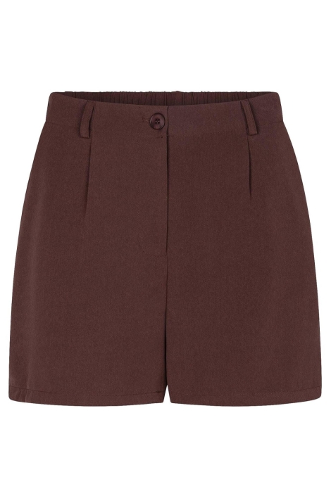 Ydence bruine dames korte broek | Vooraanzicht