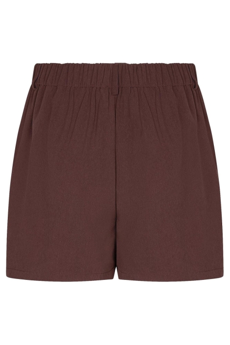 Ydence bruine dames korte broek | Achteraanzicht