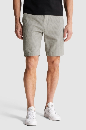 Cast Iron chino shorts structure Blauw