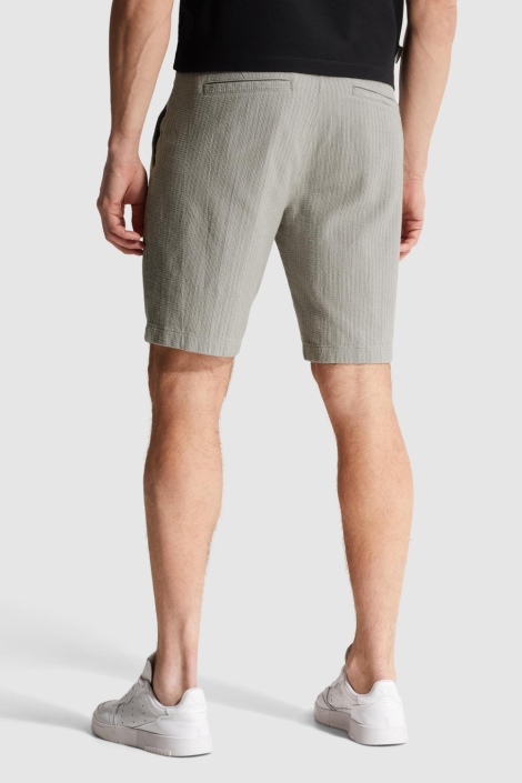 Cast Iron blauwe heren korte broek | Model achteraanzicht